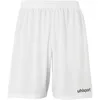 Image de uhlsport Performance Shorts Shorts de Sport pour Hommes Football Soccer Fitness Randonnée Cyclisme Course à Pied - 100% Polyester recyclé - Blanc/Noir - Taille 164