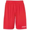 Image de uhlsport Performance Shorts Shorts de Sport pour Hommes Football Soccer Fitness Randonnée Cyclisme Course à Pied - 100% Polyester recyclé - Rouge/Blanc - Taille 152