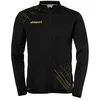 Image de uhlsport Homme Score 26 Classic Jacke Veste D'entraînement Légère Sweat-shirt Demi-saison, Noir/jaune Citron, 3XL EU