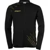 Image de uhlsport Homme Score 26 Classic Jacke Veste D'entraînement Légère Sweat-shirt Demi-saison, Noir/jaune Citron, M EU