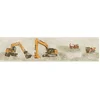 Image de A.S. Création Papier Peint Enfant Little Stars Papier peint intissé 5.00 m x 0.13 m Orange Beige Noir Fabriqué en Allemagne par Livingwalls 358712 35871-2