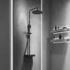 Image de Artiviana Sorpresa PUSH Colonne de douche avec mitigeur thermostatique pour 2 sorties, avec tablette, R0130EA5NE,