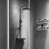 Image de Artiviana Svago PUSH square Colonne de douche avec mitigeur thermostatique pour 3 sorties, avec tablette, R0430FA5NE,