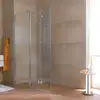 Image de Kermi Diga Porte pliante, avec élément fixe, pour accès d'angle, DIF2L10320VPK, DIF2L