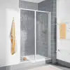 Image de Kermi Nova 2000 Porte coulissante, avec élément fixe, pour niche, pour paroi latérale, N2ST21202011K, N2ST2