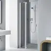 Image de Kermi Raya Porte battante avec section fixe, pour niche, pour paroi latérale, RA1GL078201PK, RA1GL