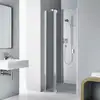 Image de Kermi Raya Porte battante avec section fixe, pour niche, pour paroi latérale, RA1GL10020VPK, RA1GL
