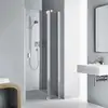 Image de Kermi Raya Porte battante avec section fixe, pour niche, pour paroi latérale, RA1GR10020VPK, RA1GR
