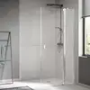 Image de Kermi Raya Porte battante, avec élément fixe, pour accès d'angle, RAEPR10320VPK, RAEPR