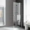 Image de Kermi Raya Porte battante, avec élément fixe, pour accès d'angle, RAEPR12020VPK, RAEPR