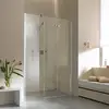 Image de Kermi Diga Porte pliante, avec élément annexe, pour niche, DI2OR11020VAK, DI2OR