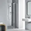 Image de Kermi Raya Porte battante avec section fixe, pour niche, pour paroi latérale, RA1GR118201AK, RA1GR