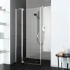 Image de Kermi Raya Porte battante avec section fixe, avec élément annexe, pour niche, pour paroi latérale, RA1AL100201PK, RA1AL