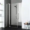 Image de Kermi Raya Porte battante avec section fixe, avec élément annexe, pour niche, pour paroi latérale, RA1AL14020VPK, RA1AL