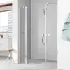 Image de Kermi Raya Porte battante avec section fixe, avec élément annexe, pour niche, pour paroi latérale, RA1AL143201AK, RA1AL