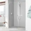 Image de Kermi Raya Porte battante avec élément annexe, pour niche, pour paroi latérale, RA1OL123201AK, RA1OL