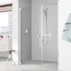 Image de Kermi Raya Porte battante avec élément annexe, pour niche, pour paroi latérale, RA1OL15320VPK, RA1OL