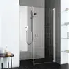 Image de Kermi Raya Porte battante avec élément annexe, pour niche, pour paroi latérale, RA1OR120201PK, RA1OR