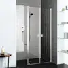 Image de Kermi Raya Porte battante, avec élément fixe, pour niche, pour paroi latérale, RAPFR17020VAK, RAPFR