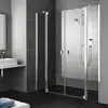 Image de Kermi Raya Porte battante, avec élément fixe, pour niche, pour paroi latérale, RAPTF18320VPK, RAPTF