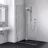 Image de Kermi Liga Paroi de douche à l’italienne, avec élément pliable, LI2YL10018VPK, LI2YL