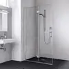 Image de Kermi Liga Paroi de douche à l’italienne, avec élément pliable, LI2YL120201PK, LI2YL