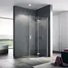 Image de Kermi Diga Paroi de douche à l’italienne, avec élément pliable, DI2YR12020VAK, DIY2R