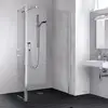 Image de Kermi Liga Paroi de douche à l’italienne, avec battant, LIT1R093201AK, LIT1R