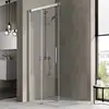 Image de Kermi Nica Porte coulissante, avec élément fixe, pour accès d'angle, NIC2L12018VAK, NIC2L