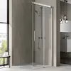 Image de Kermi Nica Porte coulissante, avec élément fixe, pour accès d'angle, NIC2R10318VPK, NIC2R