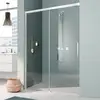 Image de Kermi Nica Porte coulissante, avec élément fixe, pour niche, NIL2L18018VPK, NIL2L
