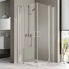 Image de Kermi Pega Porte battante, avec élément fixe, pour accès d'angle, PEEPR12020VAK, PEEPR