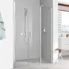 Image de Kermi Pega Porte battante, avec élément fixe, pour niche, pour paroi latérale, PEPFL18018VPK, PEPFL