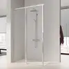 Image de Kermi Liga Porte coulissante, avec élément fixe, pour accès d'angle, LIC2L110201PK, LIC2L