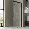 Image de Kermi Nica Porte coulissante, avec élément fixe, pour accès d'angle, NIC2R093203AK, NIC2R