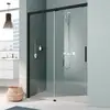 Image de Kermi Nica Porte coulissante, avec élément fixe, pour niche, NIL2L180203AK, NIL2L