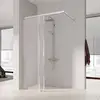 Image de Kermi Liga Paroi de douche à l’italienne avec élément coulissant, LIJ2L120181AK, LIJ2L