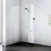Image de Kermi XB Paroi de douche à l’italienne, XBWIW110201PK, XBWIW