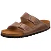 Image de Birkenstock 552813 Arizona SFB tabacco brown, Oiled Leather Homme Brown EU 41