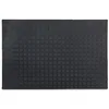 Image de Relaxdays Paillasson 60 x 40 cm sol antidérapant caoutchouc tapis entrée intérieur extérieur noir, 80 x 150 cm