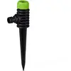Image de Relaxdays Arroseur arrosage Jardin pelouse Gazon aspergeur Piquet Sol 1/2 30m², Vert Noir, vertnoir