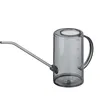 Image de Relaxdays Arrosoir Plantes d’intérieur, 1 Litre, Plastique, Acier Inoxydable, pour Vos trésors Verts, Bec Long, Gris