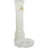 Image de Relaxdays Fontaine extérieure pour Le Jardin ou la terrasse, Robinet, bac, H x L x P : 93 x 47 x 38 cm, Blanche