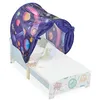Image de Relaxdays Tente pour Enfant, système « Pop up », pour Le lit de Votre Bout de Chou, planètes, LP 220x79 cm, Multicolore