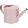 Image de Relaxdays Petit arrosoir, 1,3 litres, pour Plantes d’intérieur, décoration, Design Vintage, nostalgique, métal, Rose