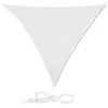 Image de Relaxdays Voile d’ombrage Triangle, Blanc