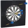 Image de Relaxdays Bordure de protection carrée "R6" cible jeu de fléchettes dartboard 4 pièces EVA H xlxP: 71 x 71 x 3 cm, noir