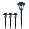 Image de Relaxdays Lampe Solaire pour Votre extérieur, en Set de 4, LED, avec Piquet, éclairage Moderne, HD : 39 x 11 cm, Noire