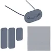 Image de Relaxdays Attaches pour Brise-Vue, 52 pastilles avec Fils, kit de Fixation pour Pare-Soleil, Gris