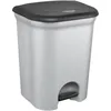 Image de keeeper Poubelle à pédale avec 2 récipients à déchets, 2x 11 l, Torge, argent